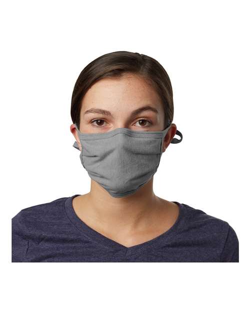 Hanes X-Temp 2-Ply Adjustable Face Mask, Pack of 5