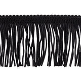Black Chainette Fringe - 2"