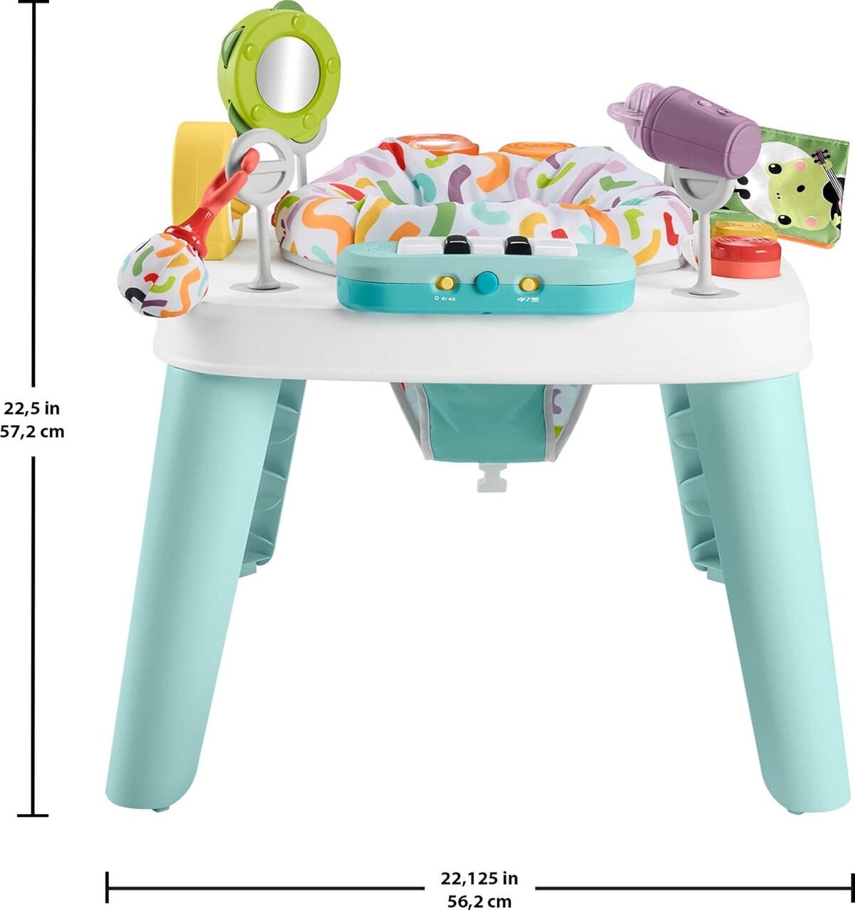 Fisher-Price HNR23 3-in-1 Hit Wonder Activity Center – Interactive Play for Ages 4–9 Months