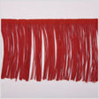 Red Chainette Fringe - 4"