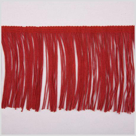 Red Chainette Fringe - 4"