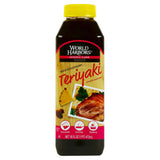 WORLD HARBORS TERIYAKI SAUCE & MARINADE 16 OZ BOTTLE