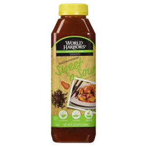 WORLD HARBORS SWEET & SOUR SAUCE & MARINADE 16 OZ BOTTLE