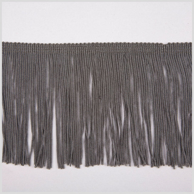Pewter Chainette Fringe - 4"