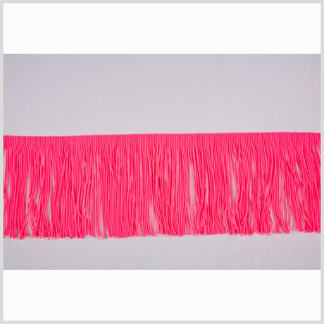 Pink Glo Chainette Fringe - 4"