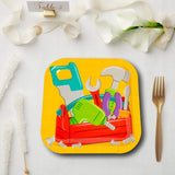 8 Count Little Handyman Paper Plates 9 1/4 Inch Tool Party Birthday Supplies