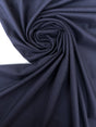 Blue Polyester Viscose Blend Twill