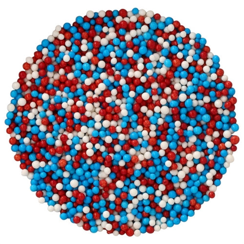 Red, White & Blue Nonpareils - 30 Ounce Jar