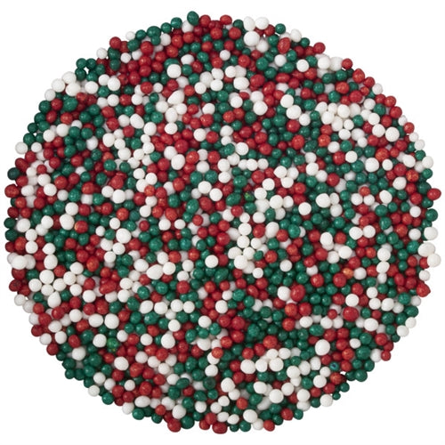 Christmas Holiday Nonpareils - 30 Ounce Jar