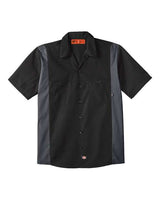 Industrial Colorblocked Short Sleeve Shirt - Tall Sizes