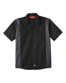 Industrial Colorblocked Short Sleeve Shirt - Tall Sizes