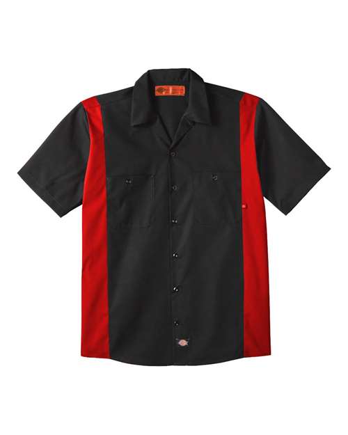 Dickies Men's Tall Industrial Colorblocked Short Sleeve Shirt