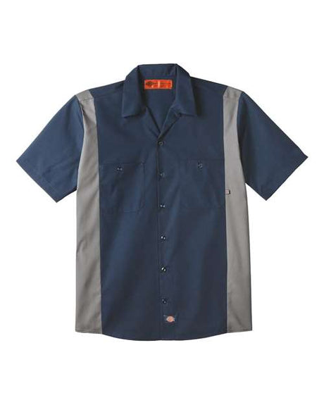 Dickies Men's Industrial Colorblocked Short Sleeve Shirt
