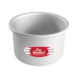 Fat Daddio's Aluminum Round Cake Pan, 6" Dia. x 4" Deep