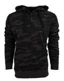 Camo Full-Zip Hooded Sweatshirt