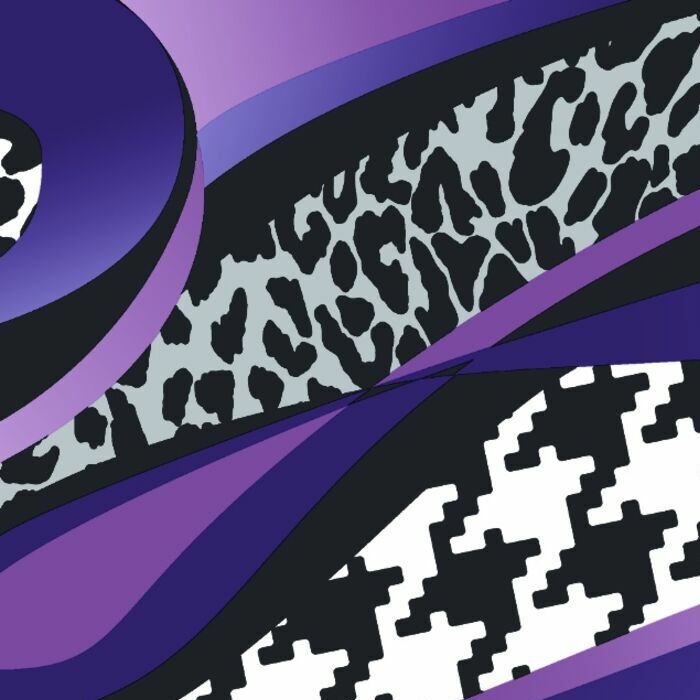 Printed Spandex Leopard Wave