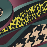 Printed Spandex Leopard Wave