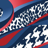 Printed Spandex Leopard Wave