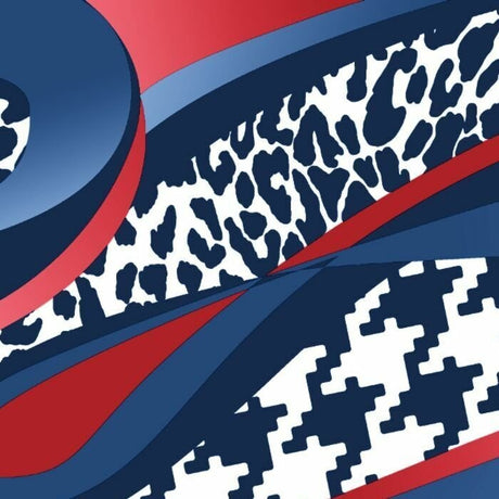 Printed Spandex Leopard Wave