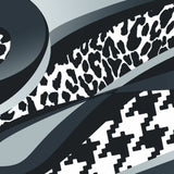 Printed Spandex Leopard Wave