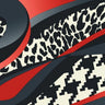 Printed Spandex Leopard Wave