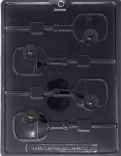 Pickleball Lolly Chocolate Mold - LPS128