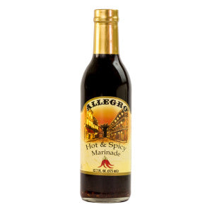 ALLEGRO HOT AND SPICY MARINADE 12.7 OZ BOTTLE