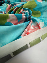 Polyester Woven Multicolour Printed Fabric