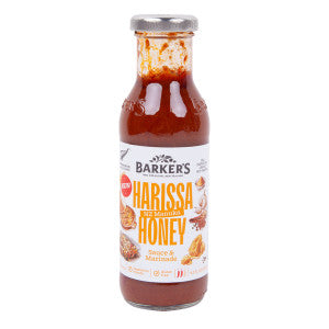 BARKER'S HARISSA HONEY SAUCE & MARINADE 9.3 OZ BOTTLE