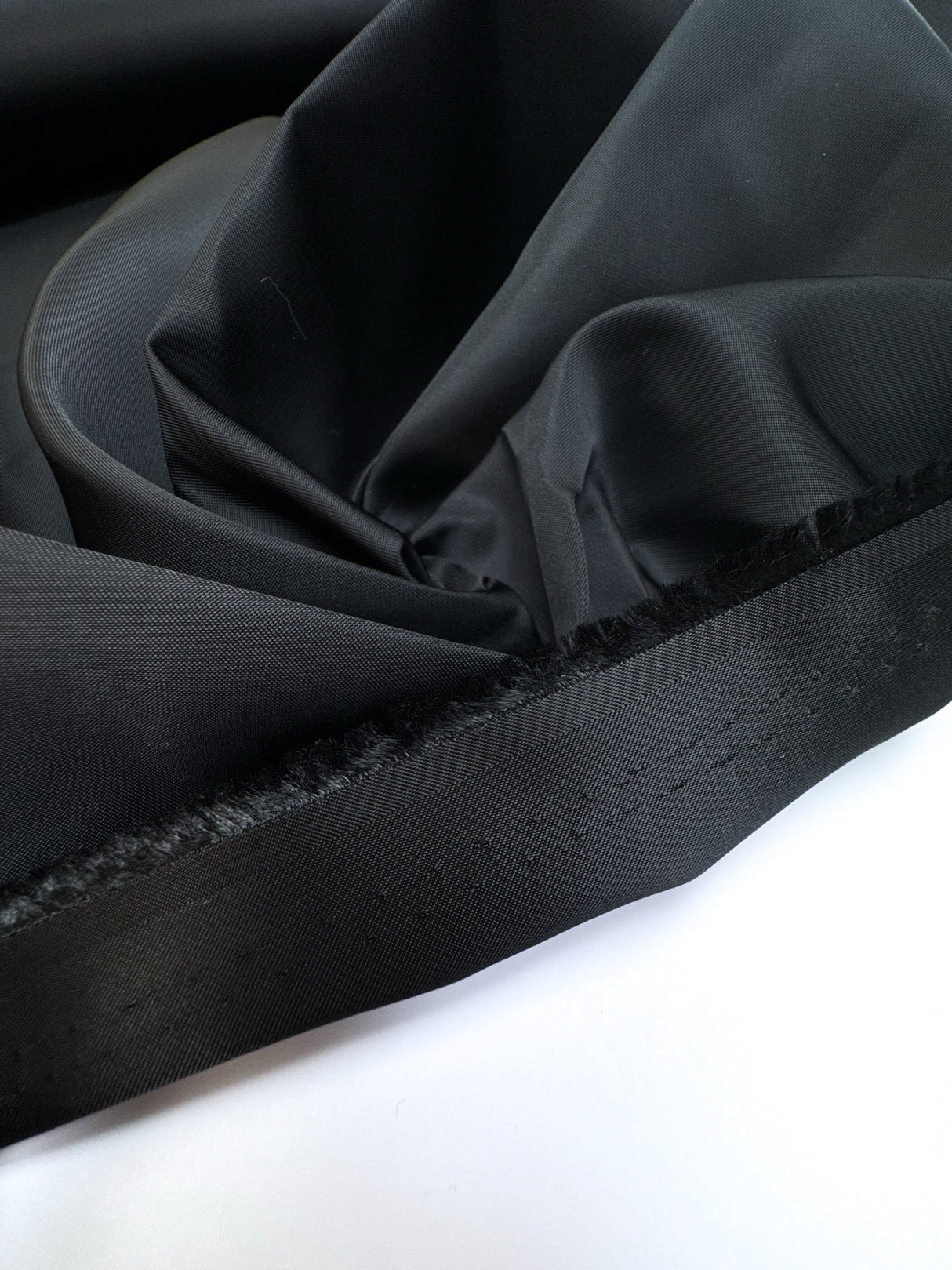 Black Polyamide Sateen