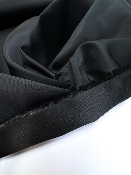 Black Polyamide Sateen