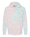 Independent Trading Co. Unisex Midweight Tie-Dyed Hooded Sweatshirt