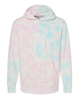 Independent Trading Co. Unisex Midweight Tie-Dyed Hooded Sweatshirt