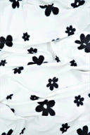 1 Yard DTY Brushed Floral Knit Fabric Soft Stretch Flower Print 58/60" Wide