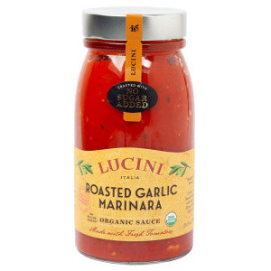 LUCINI ORGANIC PASTA SAUCE RUSTIC GARLIC MARINARA 25.5 OZ