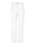 White painter's utility work pants extended sizes