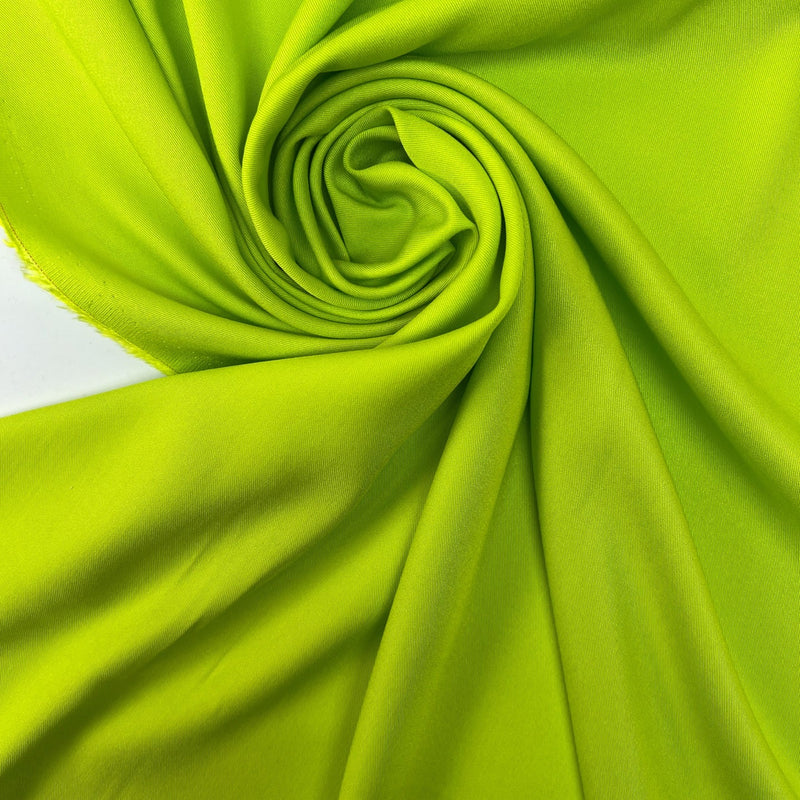 Viscose Twill Fabric Yellow Green