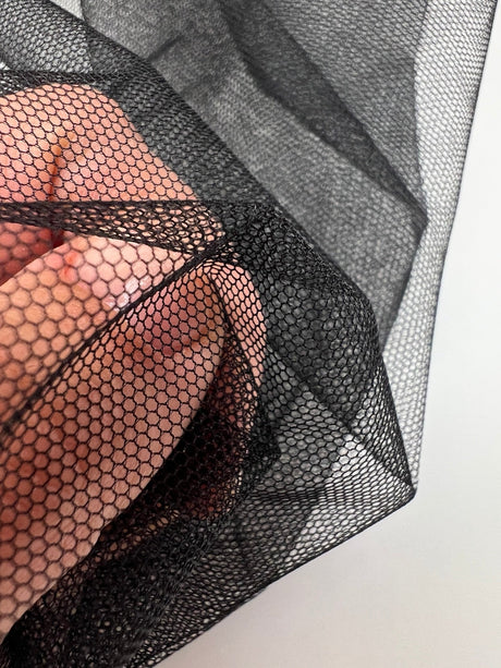 Polyamide Mesh Black Blue