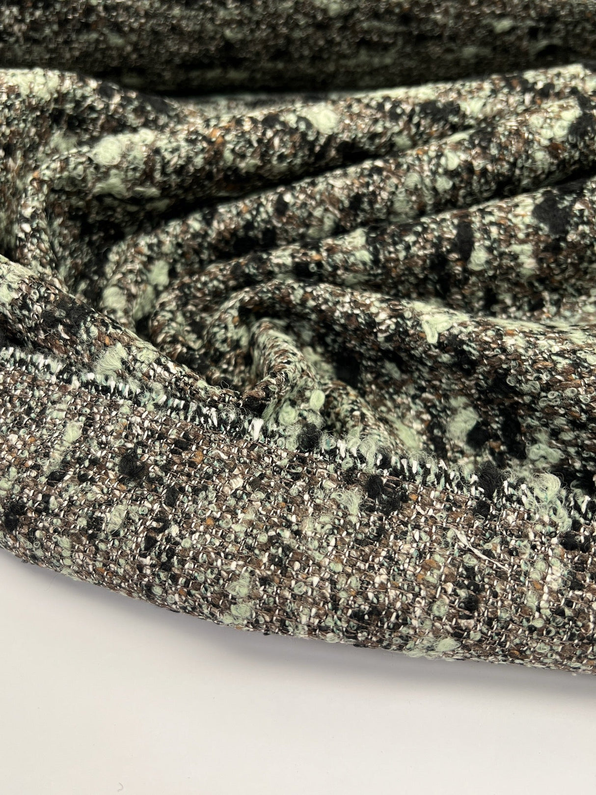 Wool Bouclé Multicolor Woven