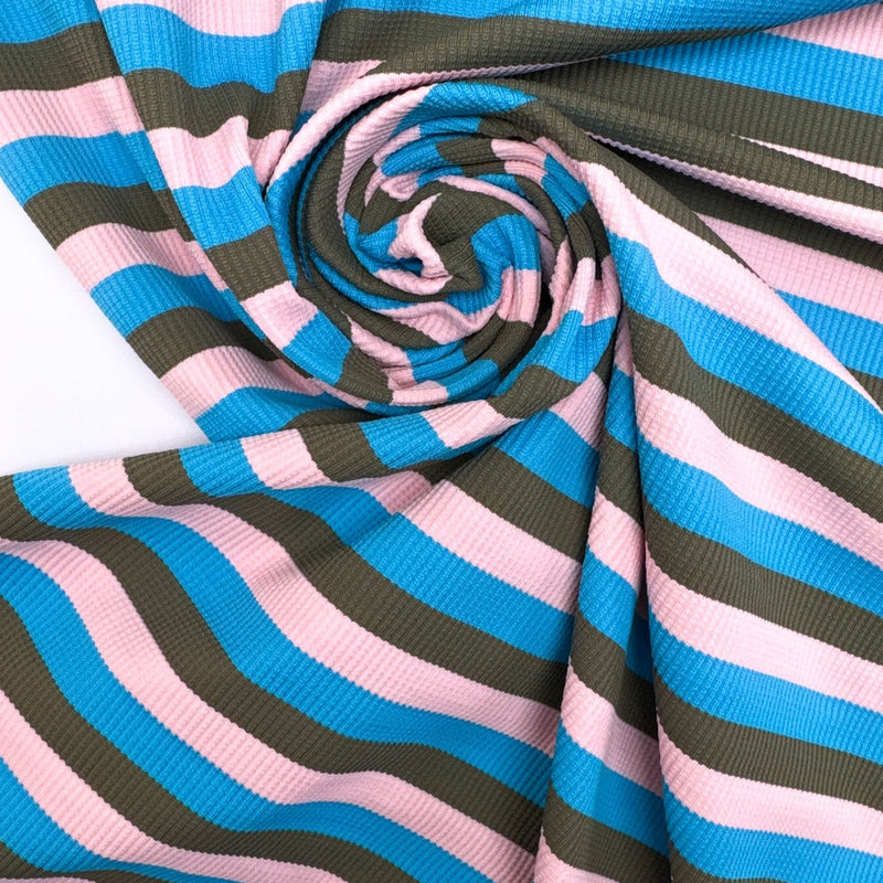 Striped Polyamide Elastane Knit