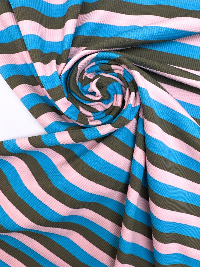 Striped Polyamide Elastane Knit