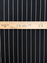 Viscose Twill Lining Black Striped