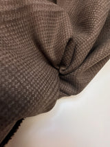 Cotton Brown Houndstooth Fabric