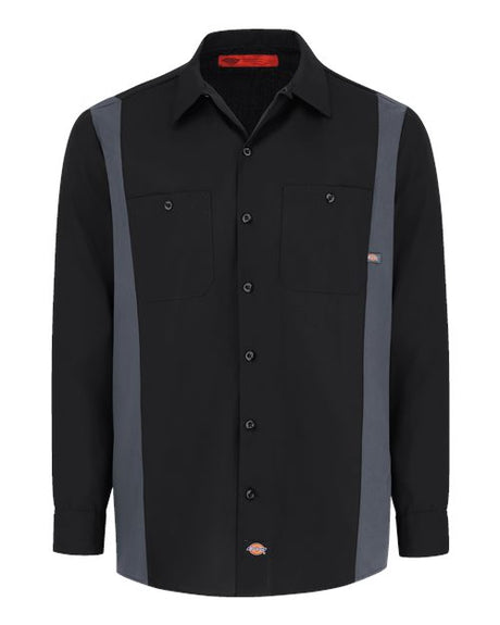 Dickies Men's Industrial Colorblocked Long Sleeve Shirt