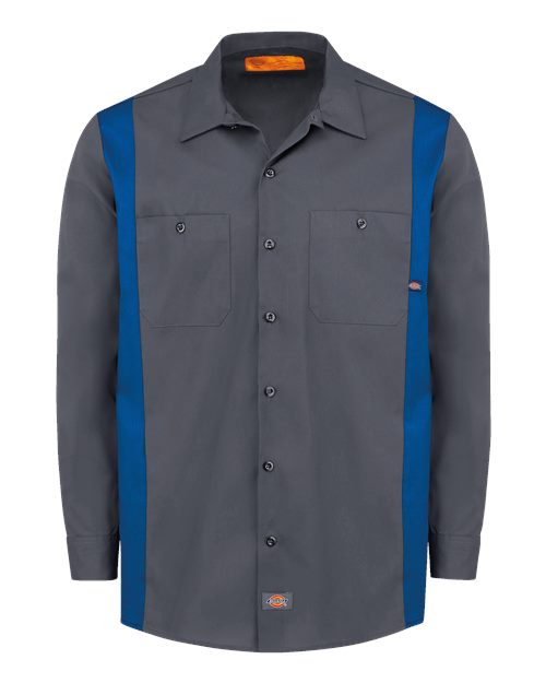 Industrial Colorblocked Long Sleeve Shirt