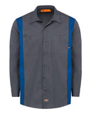Dickies Men's Industrial Colorblocked Long Sleeve Shirt