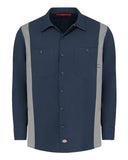 Dickies Men's Industrial Colorblocked Long Sleeve Shirt