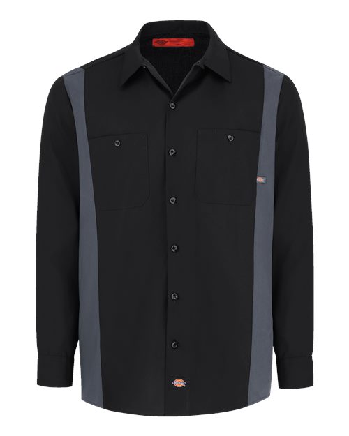 Dickies Men's Tall Industrial Colorblocked Long Sleeve Shirt