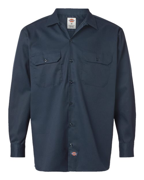 Dickies Men's Tall Long Sleeve Work Shirt