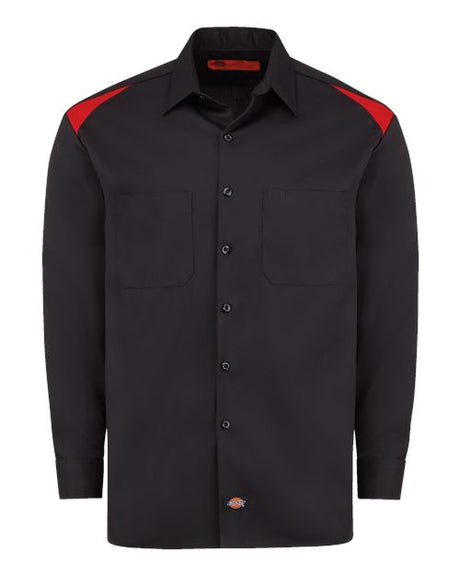 Dickies Men's Tall Long Sleeve Performance Team Shirt